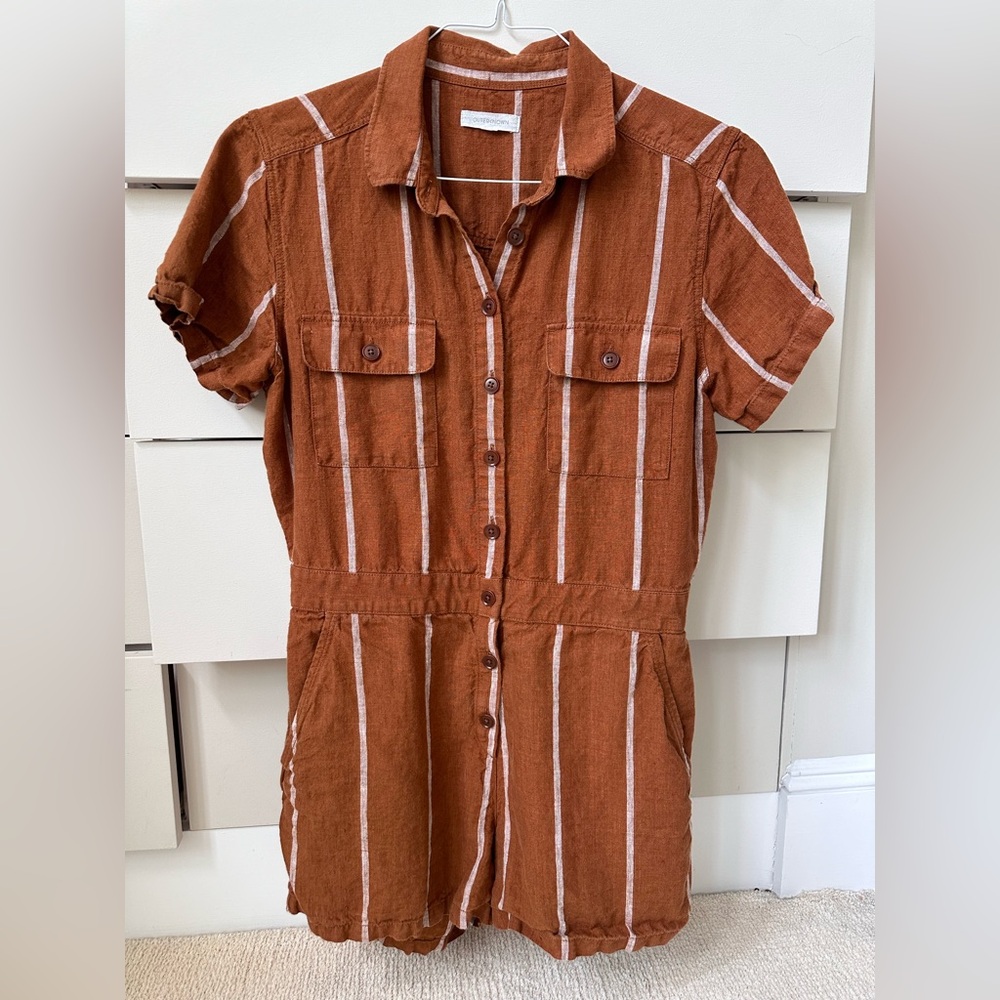 Outerknown Linen Romper size S - like new
